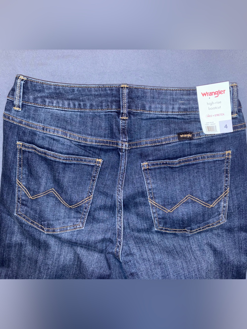 Wrangler High Rise Bootcut Jeans Size 4 - Picture 3 of 8